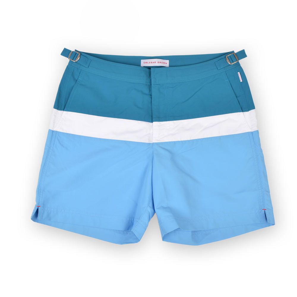 Poloshow short Orlebar Brown Bulldog Colour Block RivieraDeep SeaW 26624931 1