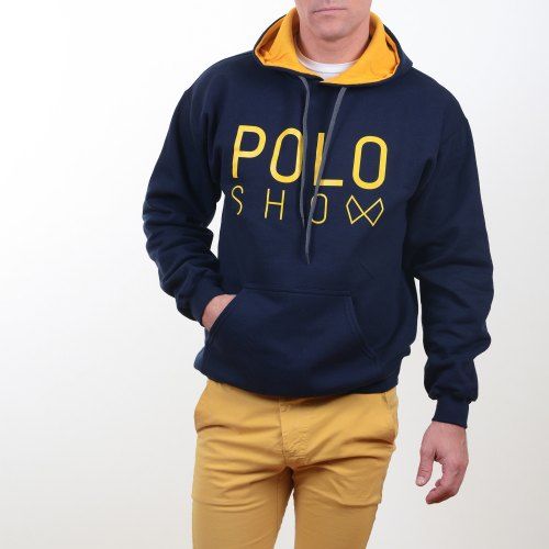Poloshow Hoodie Navi Gold 10