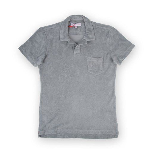 Poloshow polo Orlebar Brown Grau Terry 269314M 1