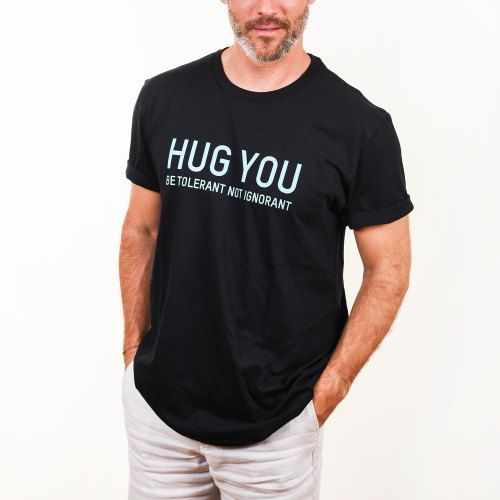 Poloshow Hug You T Shirts SchwarzBlau 5